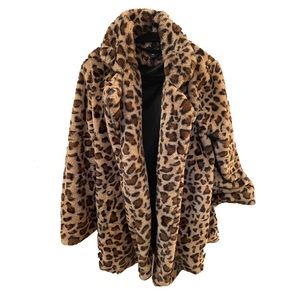 LEOPARD PRINT COAT